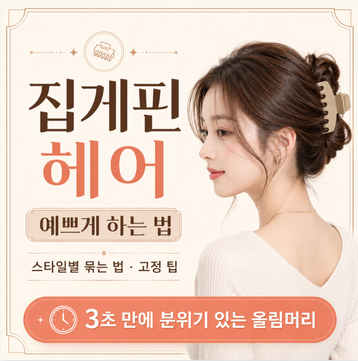 집게핀 하는법 스타일별 정리