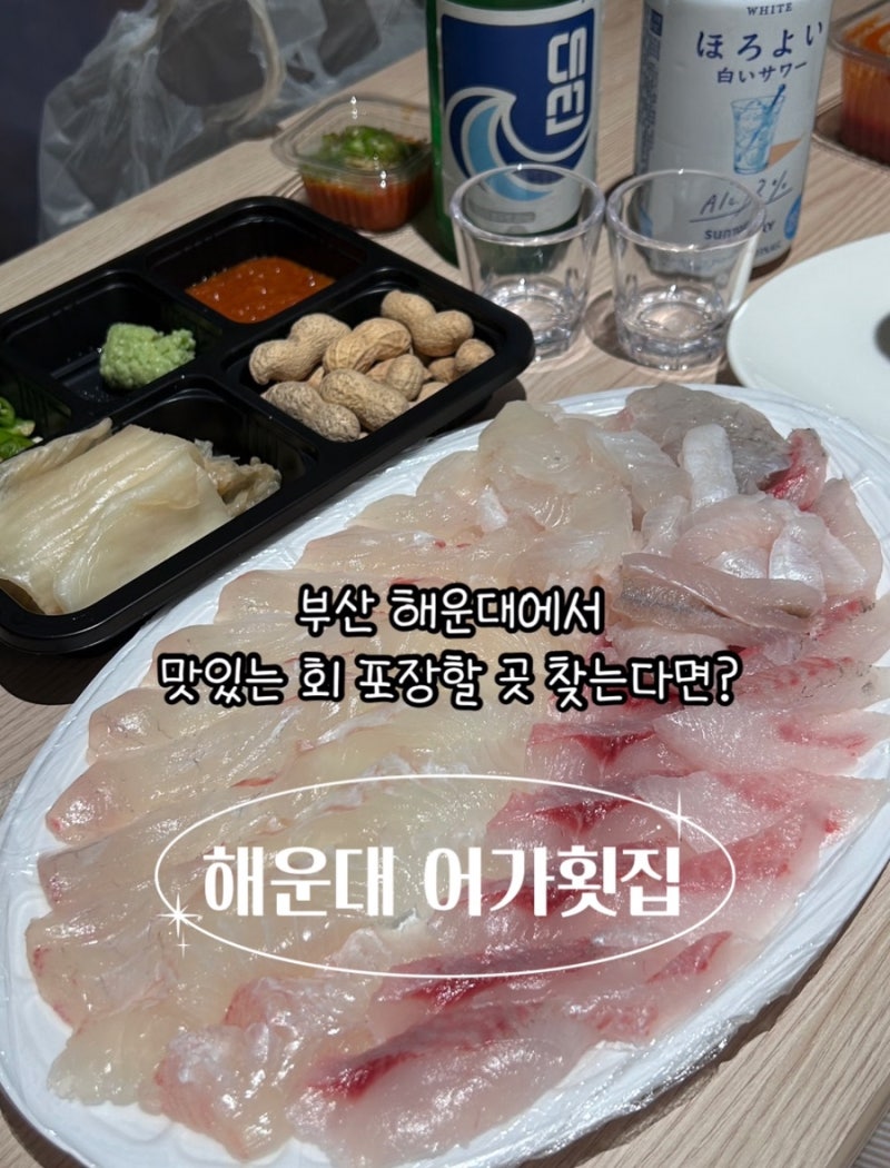 해운대 맛집 회포장 횟집 추천 어가횟집 내돈내산 리뷰