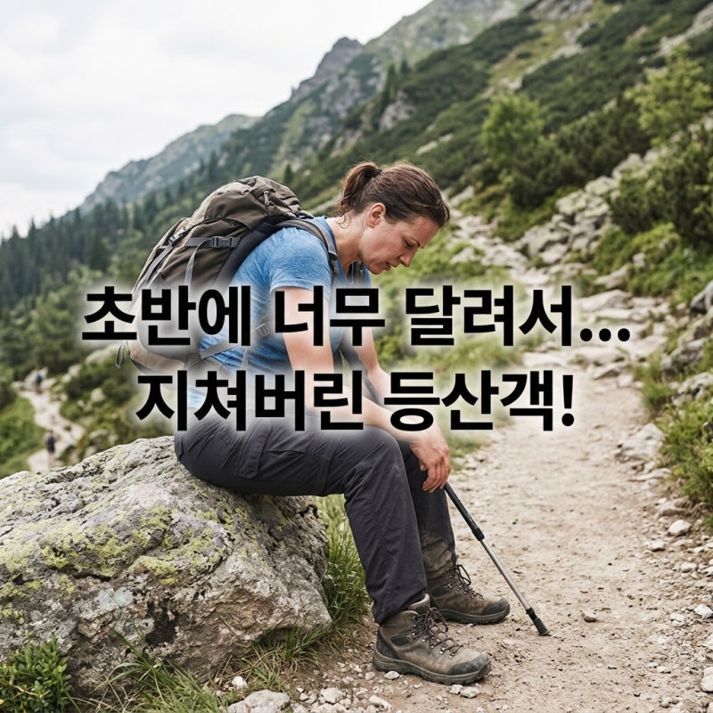 초보 트레커가 가장 많이 하는 3가지 실수 (과속·탈수·발목 염좌 예방법)