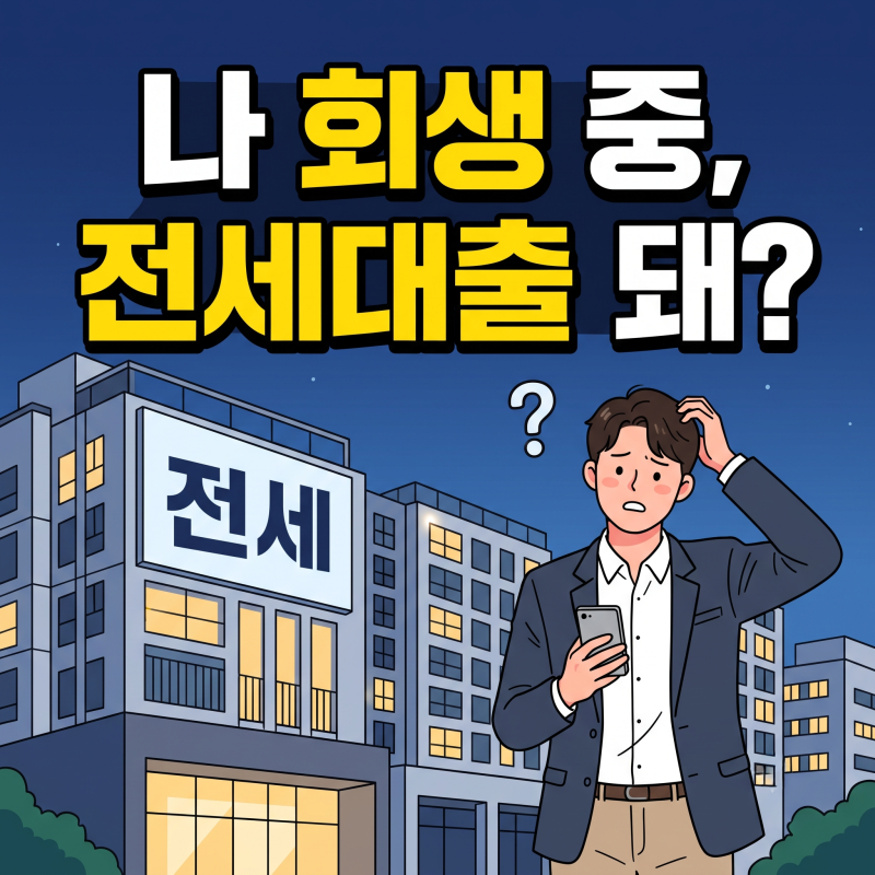 개인회생 중 전세대출 HF 특례보증 5천만 원 조건
