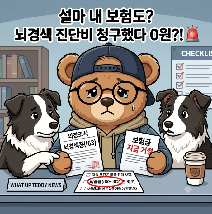 "설마 내 보험도 뇌출혈만?" 뇌경색 진단비 청구했다가 1원도 못 받는 흔한 이유