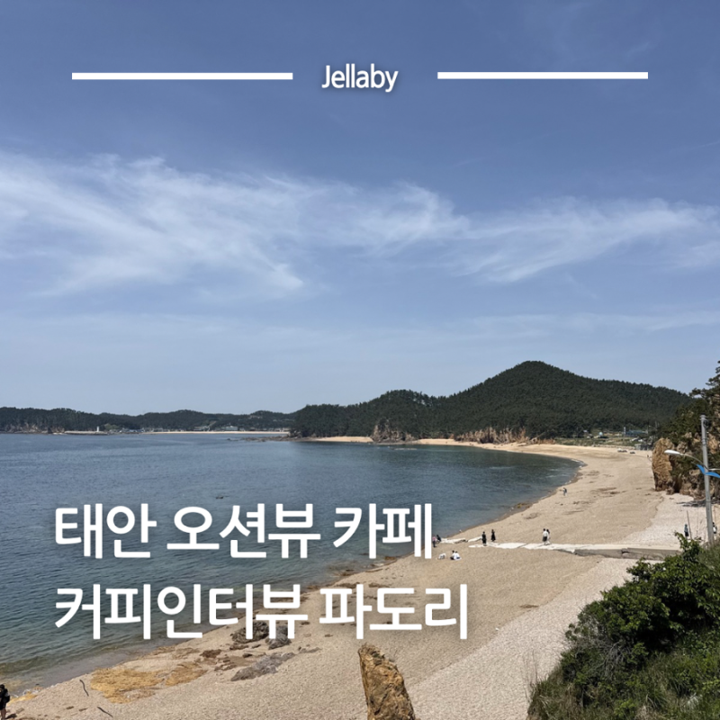 태안 파도리해수욕장 태안 오션뷰 카페 커피인터뷰 파도리 후기
