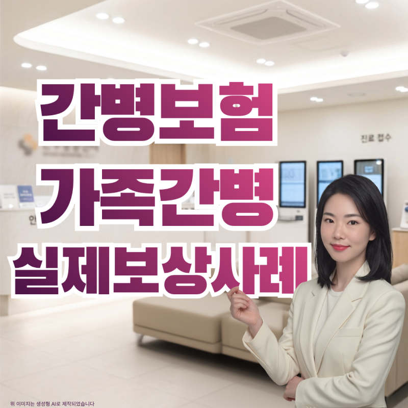 간병보험 가족 간병하고 보험금 받은 실제 사례