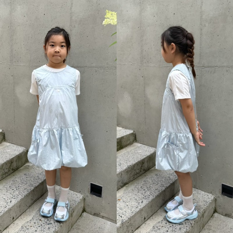 뉴발란스 키즈 벌룬 원피스 여아 등원룩, 초등학생 여름 코디 추천