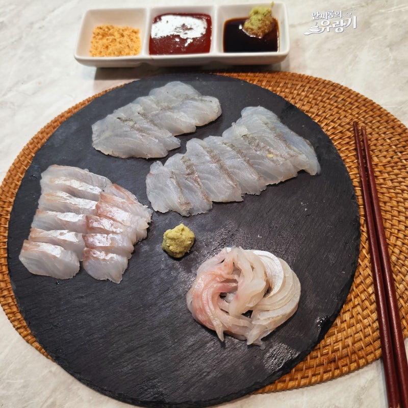 8월 제철회 농어회 대표 여름회 집에서 농어 필렛 숙성 손질
