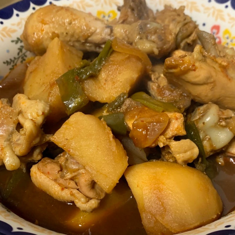 오뚜기 제품으로 간단 - 간장매콤찜닭 - 양념 만들기 레시피 닭과 야채만 준비해 주세요