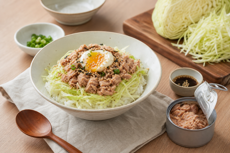 참치캔 다이어트 요리 양배추덮밥, 한 끼 든든하게 만드는 법