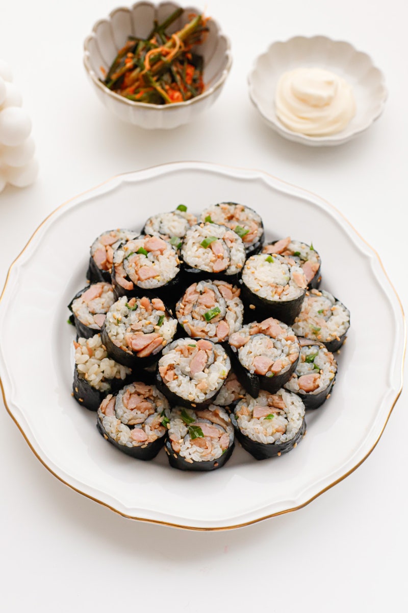 땡초김밥 레시피, 스팸땡초김밥 만드는법 스팸요리 / 김밥 만들기