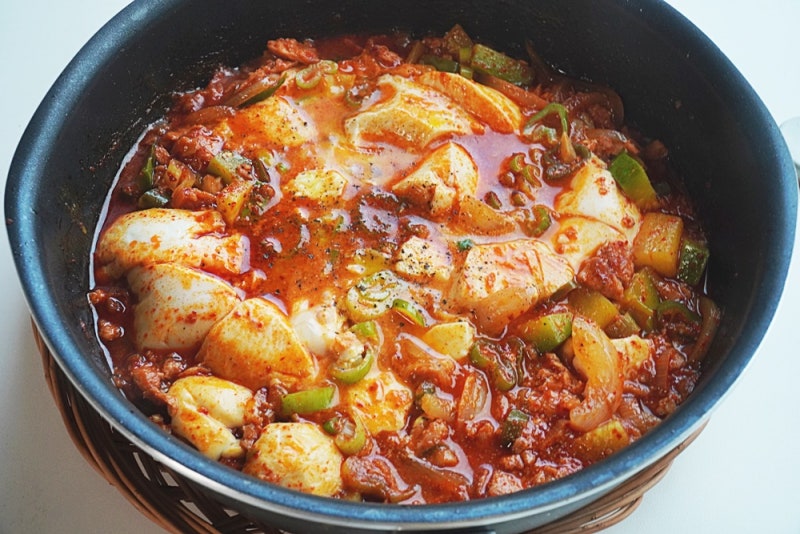 류수영 순두부찌개끓이는법 레시피 스팸순두부찌개 양념