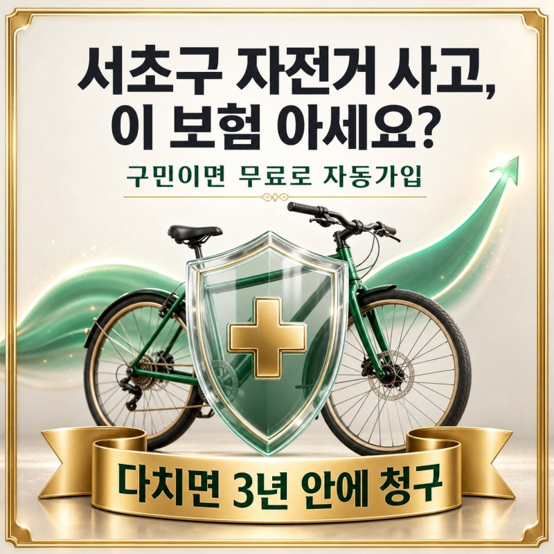 2026 서울 서초구 자전거보험 총정리 (보장, 청구)