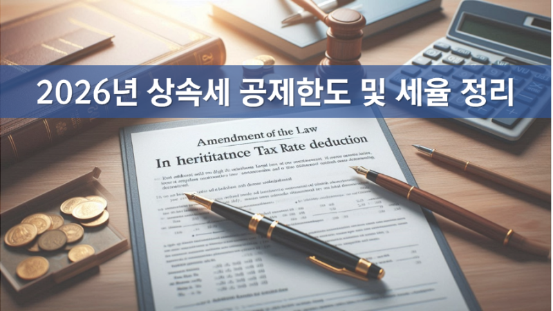 상속세 개정, 공제 한도 정리, 2026년 상속세 세율 개편 부결, 유산취득세 뜻, 효과, 상속세 계....