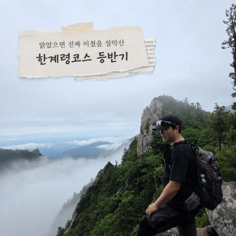 "구름에 가려도 멋있었던 뷰" 설악산 한계령 등산 코스 안내