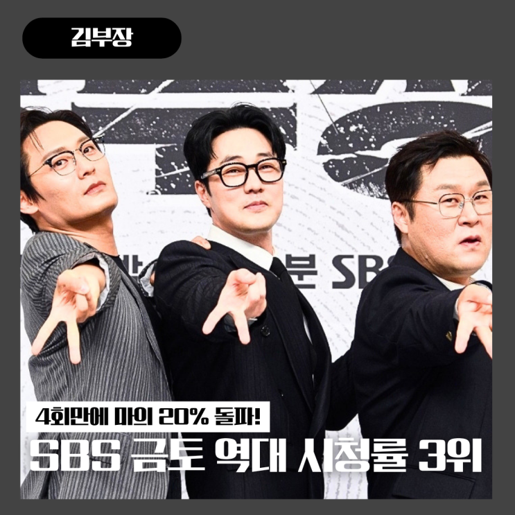 단 4회만에 <b>시청률 20% 돌파</b>! 드라마 <b>김부장</b>이 보여준 흥행... 