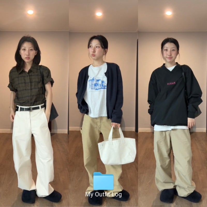 6월 4주차 직장인 데일리룩 모음집 | 유니클로, 더에프유, 코드먼츠, 비벳, 게드