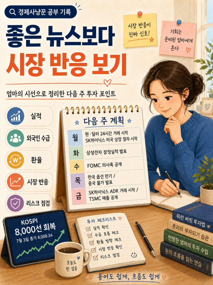 다음주 삼전 닉스 모두 중요한 주, <b>삼성전자</b> 잠정 <b>실적 발표</b>... 
