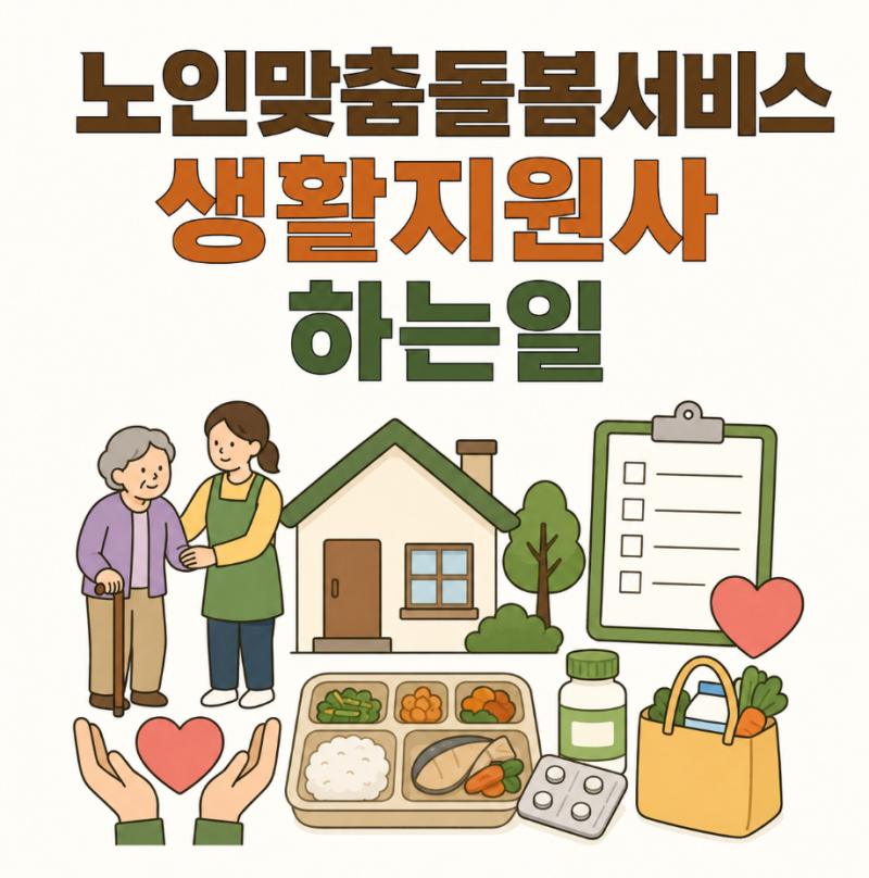 노인맞춤돌봄서비스 생활지원사자격증 하는일·역할·2026년 처우