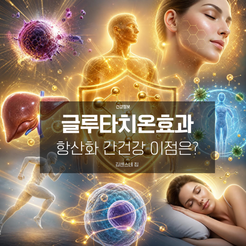 리포좀 글루타치온 효과 효능 부작용 항산화부터 간건강까지!