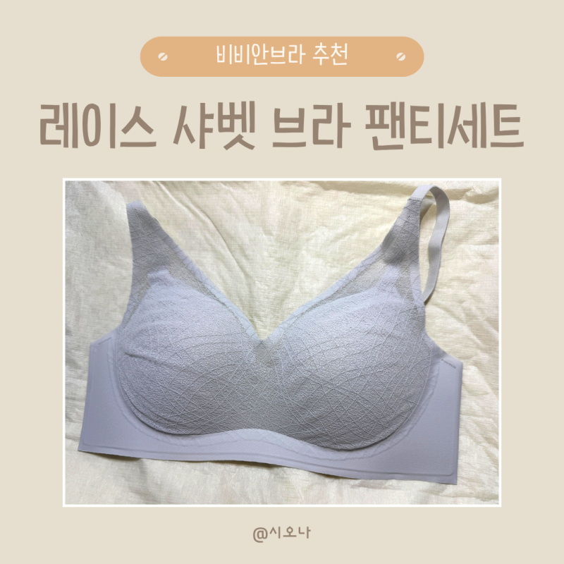 비비안 심리스 브라 추천 30대 직장인 비비안 레이스 샤벳 브라 후기
