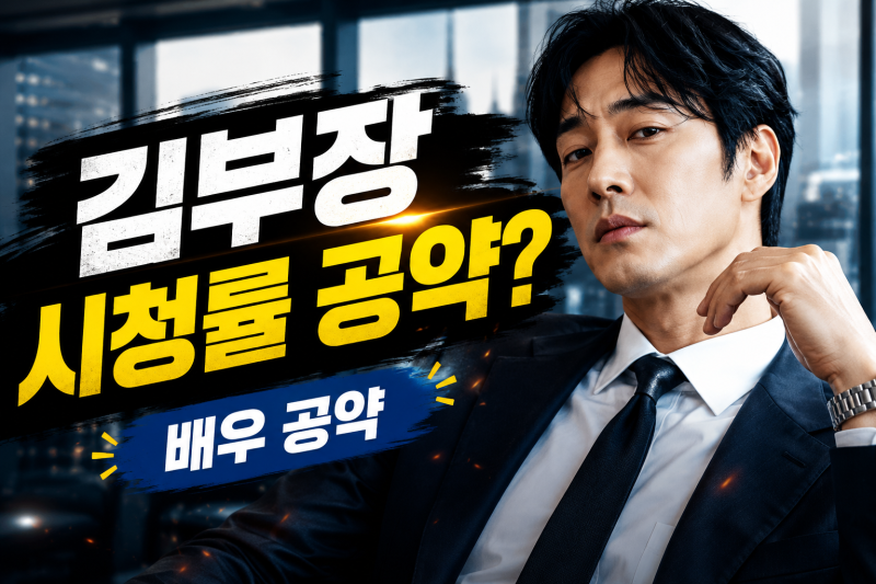 소지섭 김부장 시청률 공약 있을까? 배우 공약사항 정리