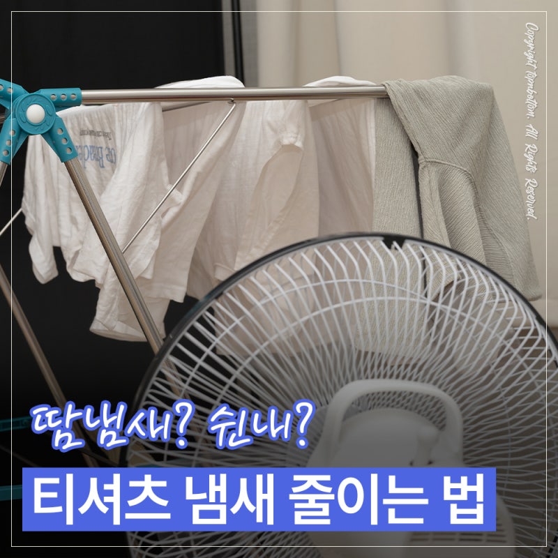 여름철 티셔츠 땀냄새 줄이는 방법｜남자 빨래 쉰내 제거·건조 관리 기준