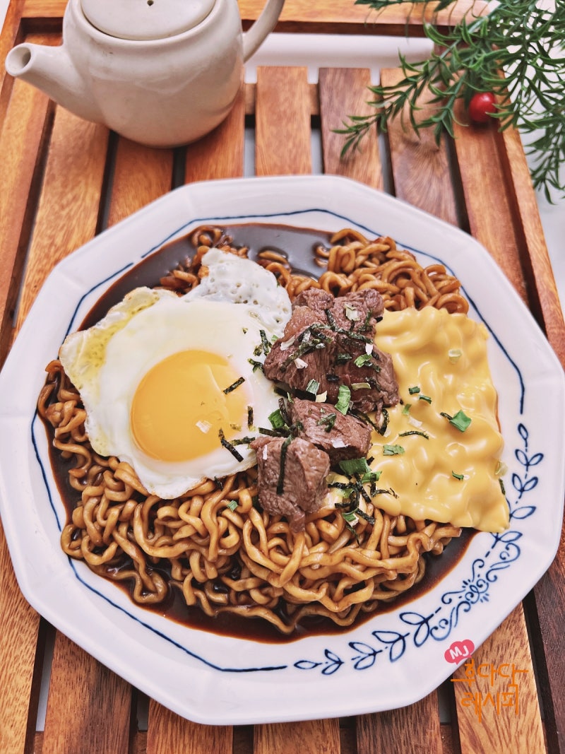 짜파게티 맛있게 끓이는법 조합 짜계치 레시피
