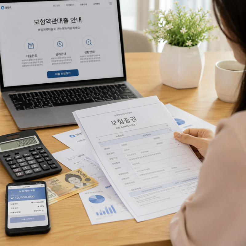 보험약관대출 이자, 신용도부터 상환방법·DSR까지 한 번에 정리
