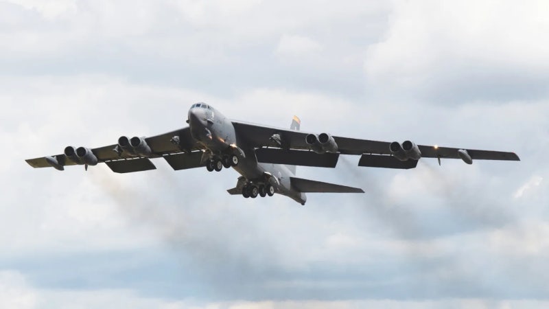 이란 전쟁 후 B-52 Stratofortress 폭격기, 영국을 떠나 복귀
