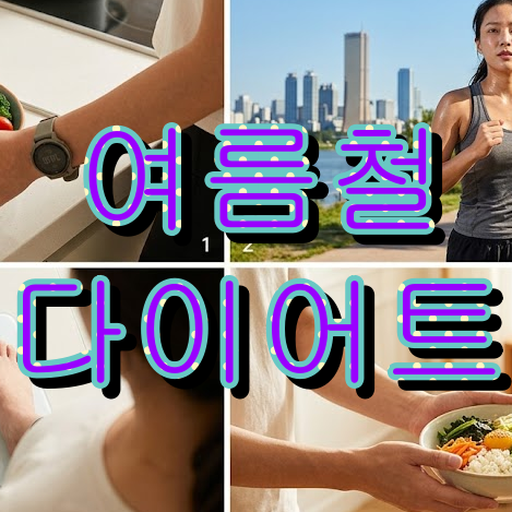 여름철 다이어트 식단표 남자 여자 비교