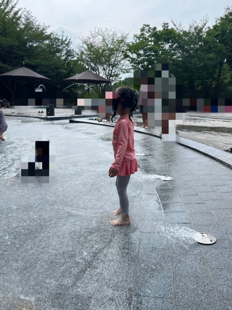 구미 천생산성 산림욕장 물놀이장