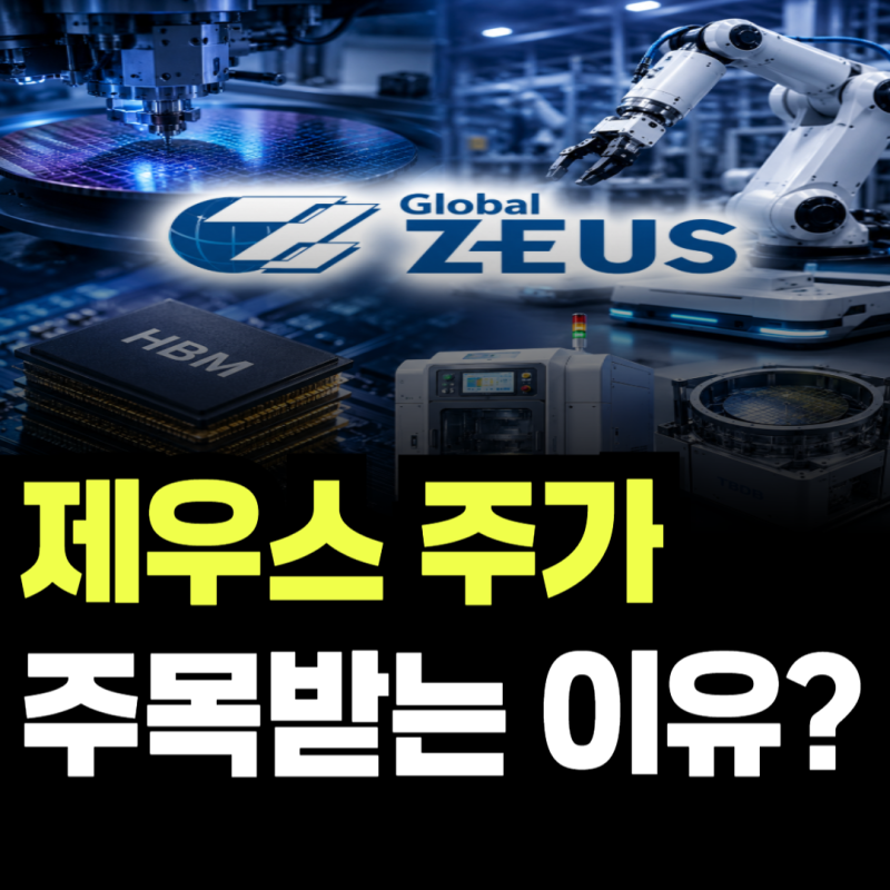 제우스 주가 주목받는 이유? HBM 반도체 장비와 로봇 사업 전망까지 쉽게 정리