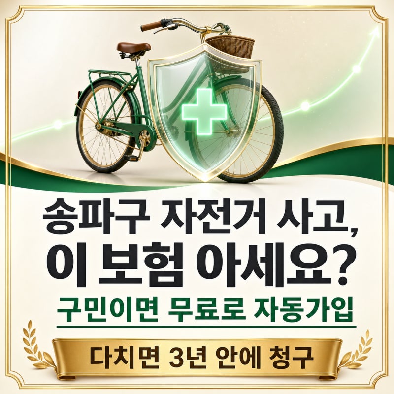 2026 서울 송파구 자전거보험 총정리 (보장, 청구)