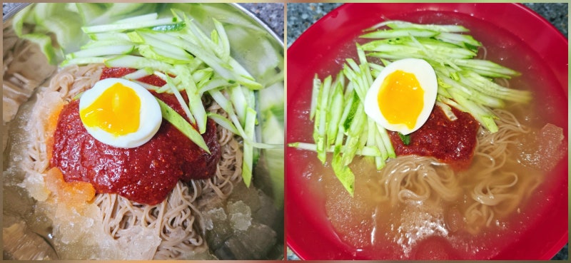 ★집에서 즐기는 육쌈냉면★ 초간단 물냉면 비빔냉면 만들기