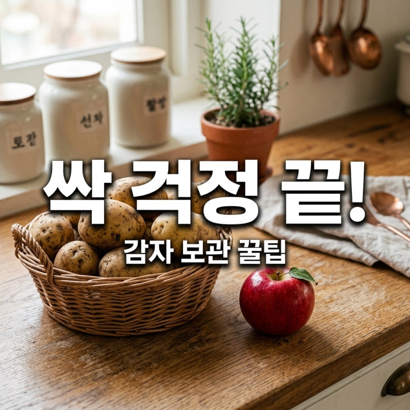 감자 보관방법, 싹 안 나게 오래 보관하는 꿀팁 총정리!