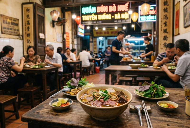 분 보 후에(Bún Bò Huế) 레시피 | 베트남 후에식 매콤한 소고기 쌀국수, 레몬그라스와 새우페....