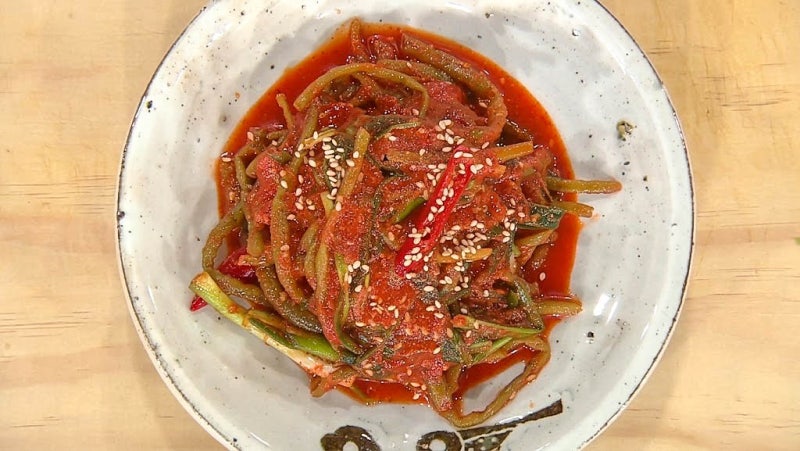고구마순김치 담그는법 고구마줄기김치 만드는법