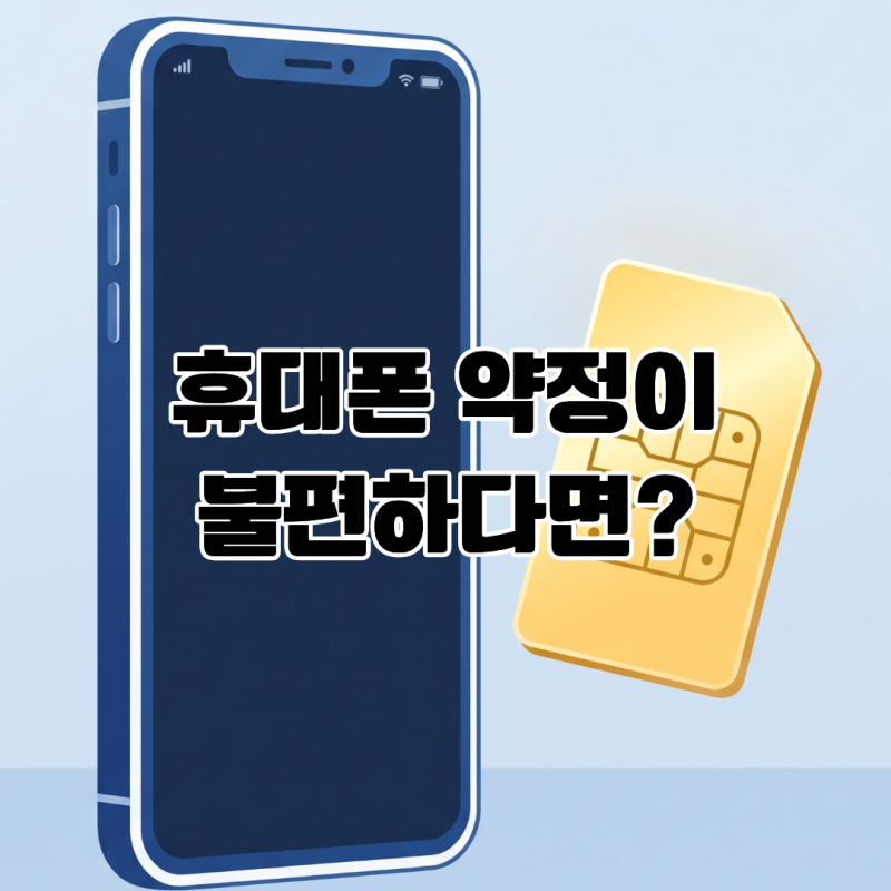 휴대폰 약정 없애기 공기계와 알뜰폰 요금제로 통신비 절약하는 방법
