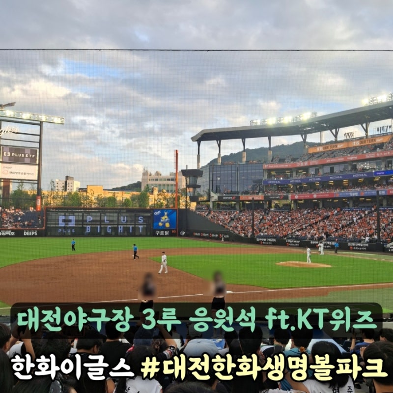 대전 야구장 대전한화생명볼파크 좌석배치도 3루 응원석 시야 먹거리