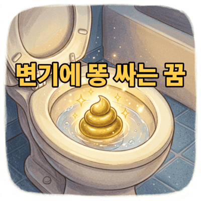 변기에 똥싸는 꿈  변기에 똥이 넘치는 꿈 해몽과 복권 당첨 사례