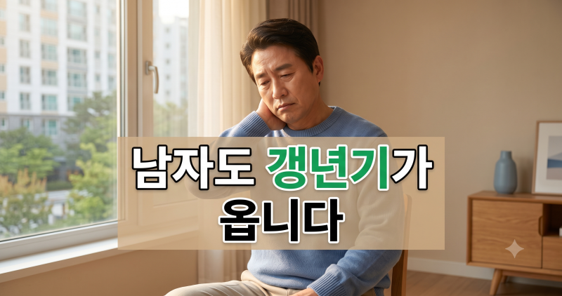 남자 갱년기 증상 총정리 — 50·60대 남성이 놓치는 신호와 시기(2026)