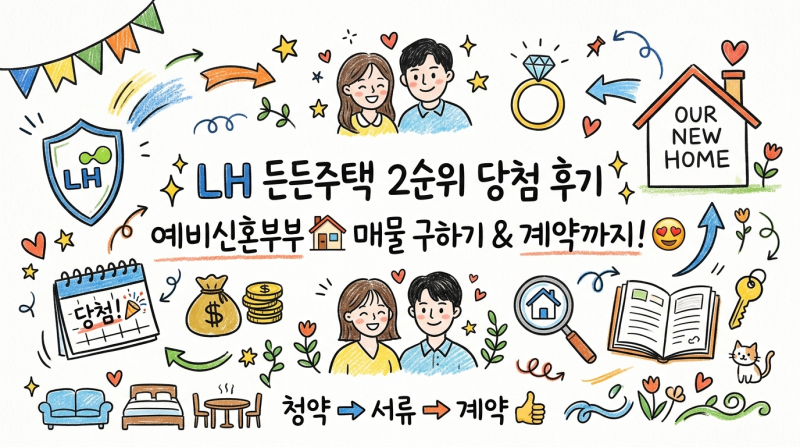 LH 전세임대형 든든주택 2순위 예비신혼부부 후기! 당첨부터 계약까지 완벽 총정리