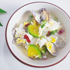 간단한 주말 아침메뉴 추천 바지락 넣은 하얀 맑은 순두부찌개 끓이는법
