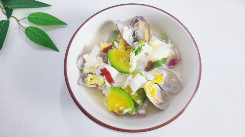 간단한 주말 아침메뉴 추천 바지락 넣은 하얀 맑은 순두부찌개 끓이는법