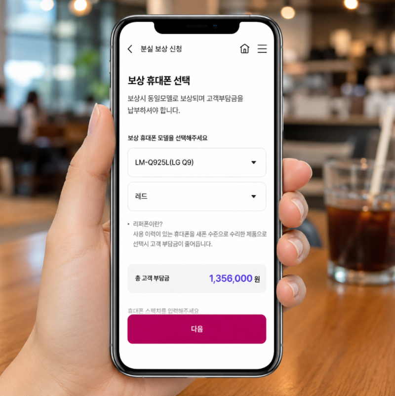 lg 유플러스 분실보상 방법 파손 보상 신청 방법