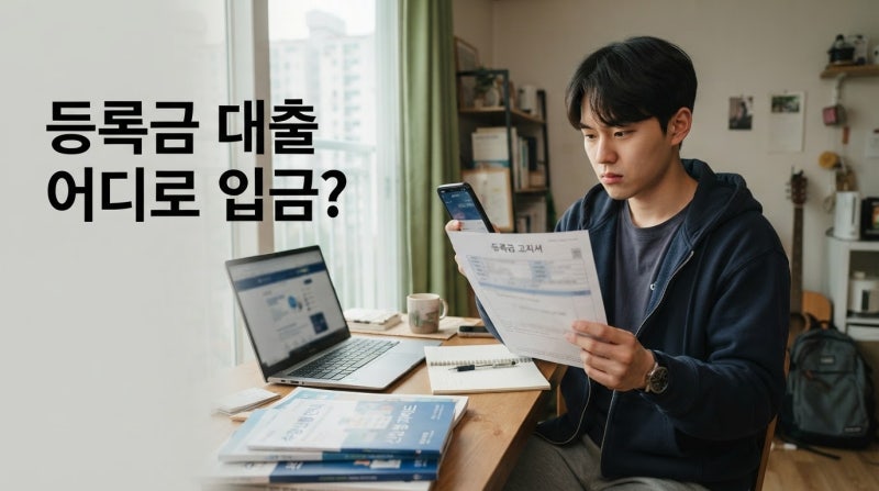 대학 등록금, 학자금대출로 바로 낼 수 있나요?｜내 통장으로 받는 돈 아닙니다