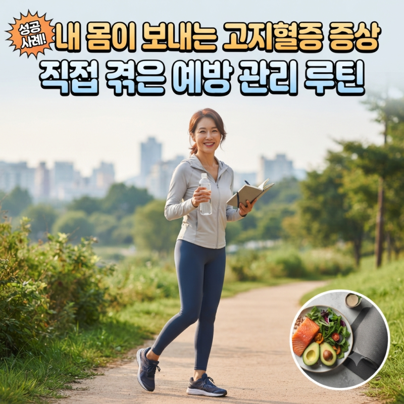 내 몸이 보내는 고지혈증 증상 직접 겪은 예방 관리 루틴