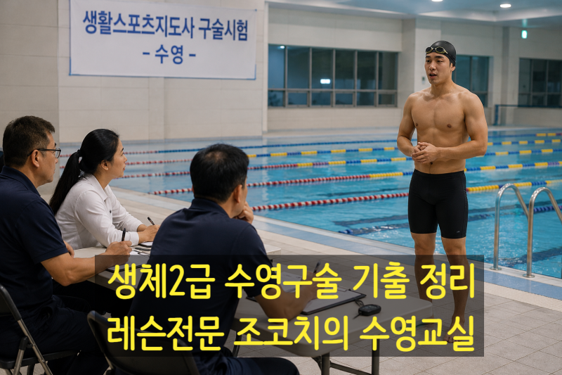 26.7.5(일) 서울 성북 생체2급(스포츠지도사)수영구술 기출(+생체1급수영 구술)