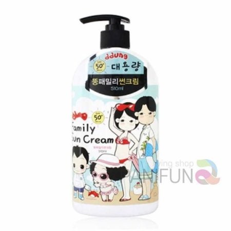 [바이플러스] 패밀리 썬크림 510ml 대용량썬크림