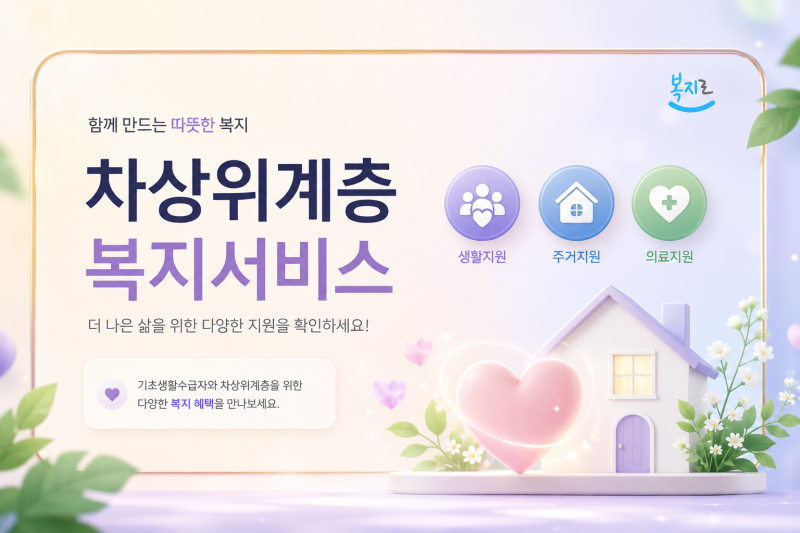 차상위계층 조건과 통장 잔액은 얼마까지 가능할까?