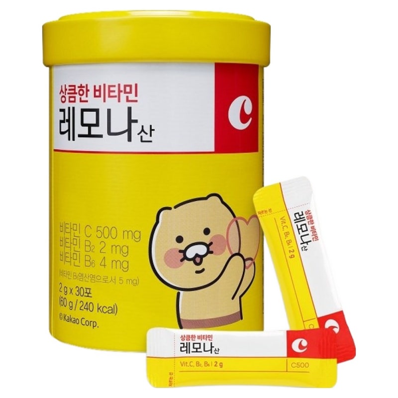 집에서 쓰기 편한 레모나비타민c 레모나 상큼한 비타민C 30포 깔끔한 디자인 제품