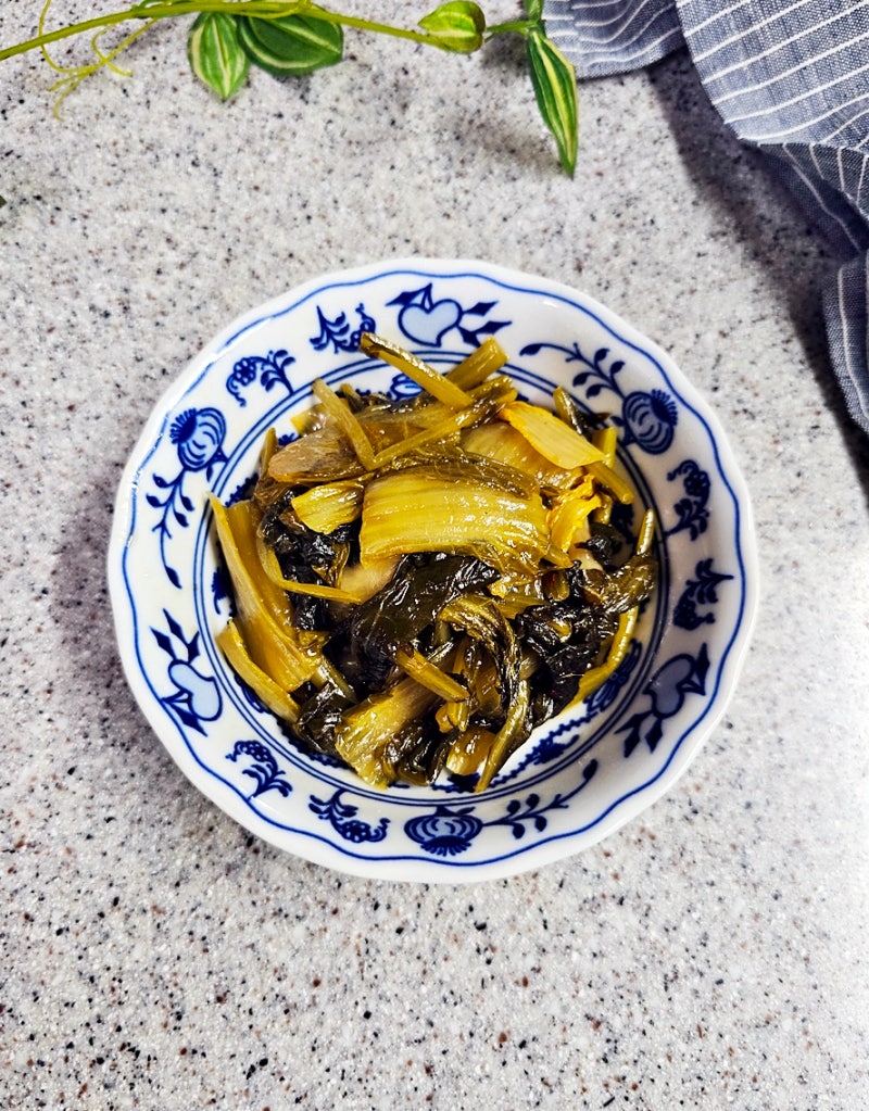 열무지짐 하는법 신 열무김치 지짐 만들기